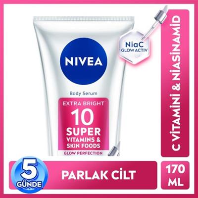 SUPER10 Serum Etkili Vücut Losyonu SPF15 170 Ml,5 Günde Sıkılaşma,aydınlatıcı,c Vitamini,niasinamid