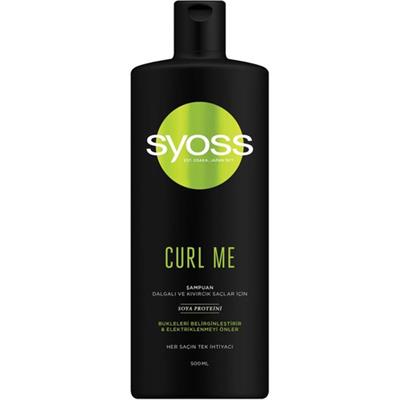 Syoss Curl Me Şampuan 500 ml Normal Saçlar için Elektriklenmeyi Önleyici Besleyici Formül