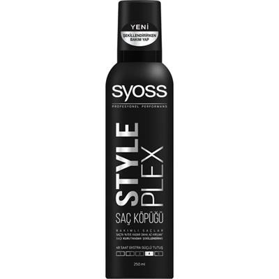 Syoss Style Plex Saç Köpüğü 250 ml Anti Alerjik Yumuşatıcı Şekillendirici Tüm Saç Tiplerine Uygun