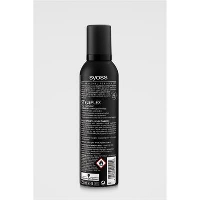 Syoss Style Plex Saç Köpüğü 250 ml Anti Alerjik Yumuşatıcı Şekillendirici Tüm Saç Tiplerine Uygun