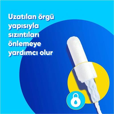 Tampax Pearl Compak Normal Tampon 16lı MotionFit ve LeakGuard Teknolojisi ile Rahatlık