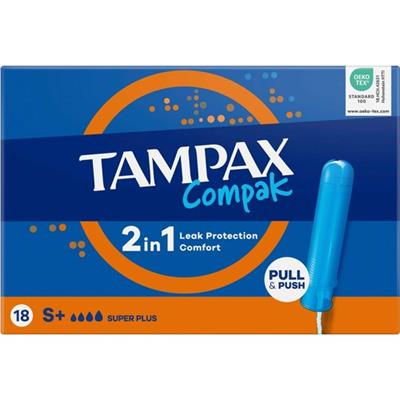 Tampax Tampon Compak Super Plus 18li
