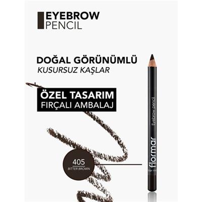 Tarayıcı ve Dağıtıcı Fırça Kapaklı Kaş Kalemi (405 Bitter Brown) 8690604278701