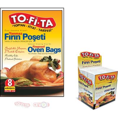 To-Fi-Ta Yanmaz Fırın Torbası 8li
