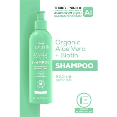 Tresan The Earth Organic Aloe Vera +Biotin Şampuan 250 Ml