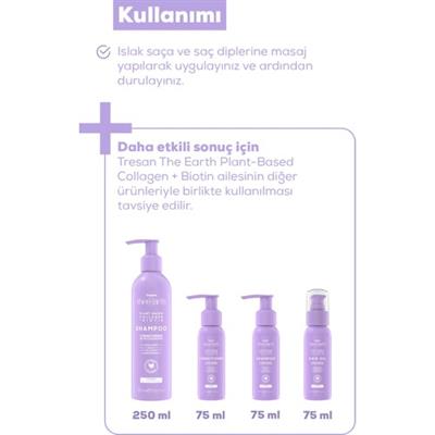 Tresan The Earth Plant Based Collagen +Biotin Şampuan 250 ml