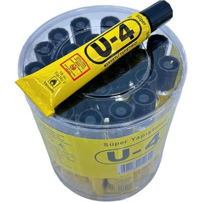 U-4 Kuvvetli Süper Sıvı Yapıştırıcı 18 cc 24 Adet