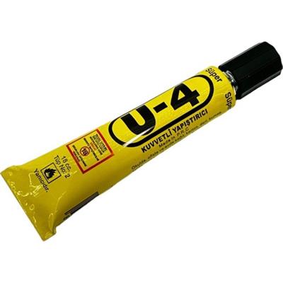 U-4 Kuvvetli Süper Sıvı Yapıştırıcı 18 cc 24 Adet