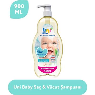 Uni Baby Şeffaf Bebek Şampuanı 900 Ml