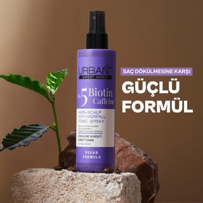 URBAN Care Expert Serisi Biotin ve Kafein  Saç Toniği-Hızlı Uzamaya -200 ML