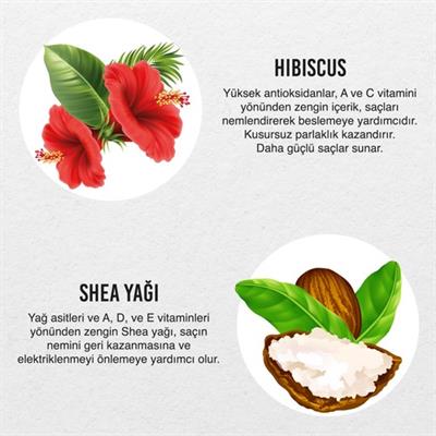 URBAN Care Hibiscus&Shea Butter Kıvırcık ve Dalgalı Saçlara Özel Saç Bakım Şampuanı-Sülfatsız-250ML