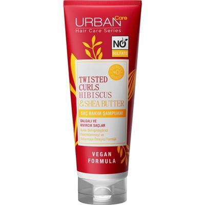 URBAN Care Hibiscus&Shea Butter Kıvırcık ve Dalgalı Saçlara Özel Saç Bakım Şampuanı-Sülfatsız-250ML