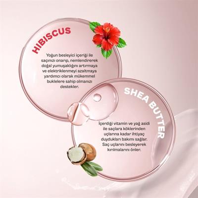URBAN Care Hibiscus&Shea Butter Kıvırcık ve Dalgalı Saçlara Özel Şekillendirici Bakım Kremi-175 ML
