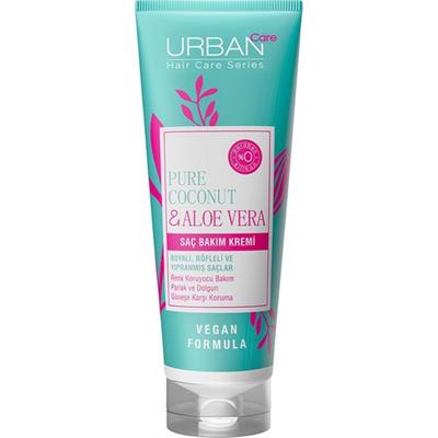 URBAN Care Pure Coconut & Aloe Vera Renk Koruyucu Saç Bakım Kremi 250 ml -vegan