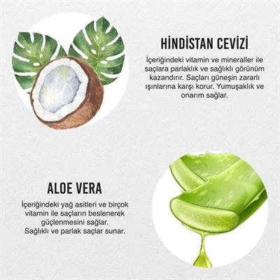 URBAN Care Pure Coconut&Aloe Vera Boyalı Saçlar Özel Renk Koruyucu Sıvı Saç Bakım Kremi-Vegan-200 ML