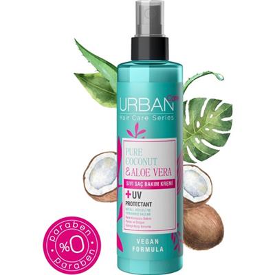 URBAN Care Pure Coconut&Aloe Vera Boyalı Saçlar Özel Renk Koruyucu Sıvı Saç Bakım Kremi-Vegan-200 ML