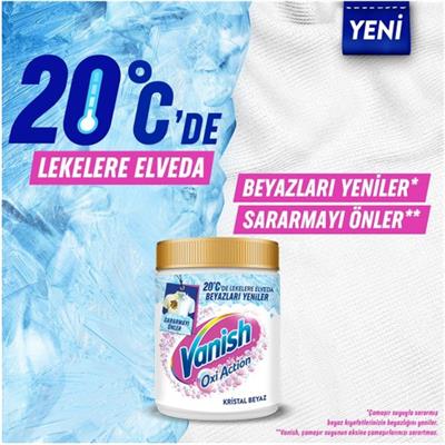 Vanish Kosla Multipower Oxi Advance Beyazlar Için Leke Çıkartıcı & Deterjan Güçlendirici Toz 970 G