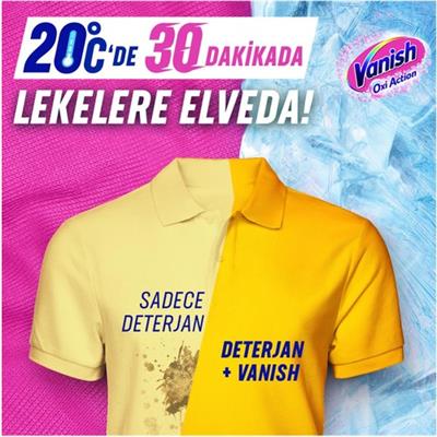 Vanish Kosla Multipower Oxi Advance Renkliler Için Leke Çıkartıcı & Deterjan Güçlendirici Toz 970 G