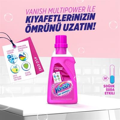 Vanish Multipower Leke Çıkarıcı ve Çamaşır Deterjanı Güçlendirici 1500 ml