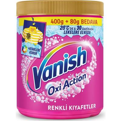 Vanish  Multipower Renkliler Için Toz Leke Çıkarıcı, Deterjan 480 G