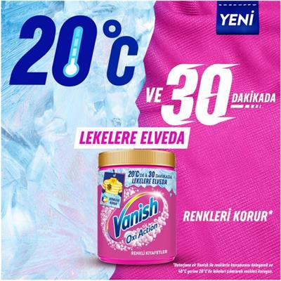 Vanish  Multipower Renkliler Için Toz Leke Çıkarıcı, Deterjan 480 G