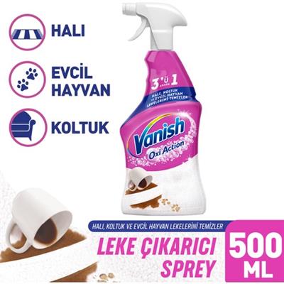 Vanish Oxi Action Çok Amaçlı Halı, Koltuk Ve Evcil Hayvan Leke Çıkarıcı Sprey 500 ml
