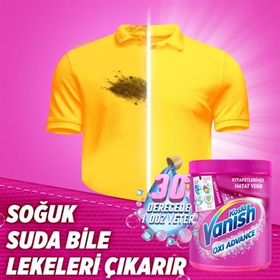 Vanish Oxi Action Multipower Renkliler İçin Deterjan Güçlendirici Toz ve Leke Çıkarıcı 970 gram
