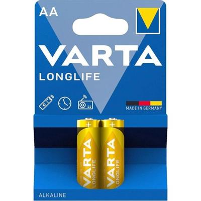 Varta 4106 Longlife Alkalin AA Kalem Pil 2li Paket