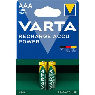 VARTA 800mAh AAA Şarj Edilebilir  2li Pil