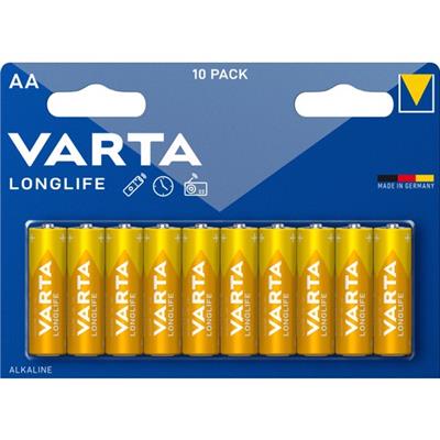 VARTA Longlife Aa  Alkalin Kalem Pil 10lu Paket