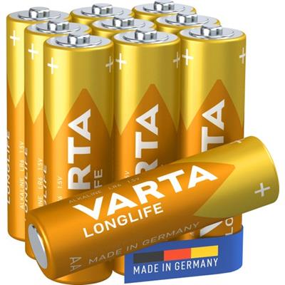 VARTA Longlife Aa  Alkalin Kalem Pil 10lu Paket