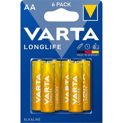 Varta Longlife Alkalin Kalem Aa Pil 6 Lı Paket