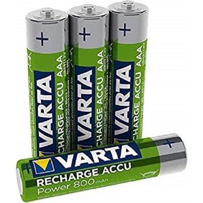 Varta Şarjlı Kalem Pil 800 mAh 1,2 V AAA Tipi 4 Adet Yüksek Performans