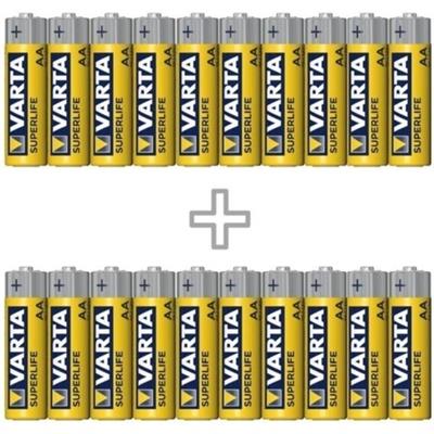 Varta Süperlife 20li Özel Pil Paketi(20 Aa)