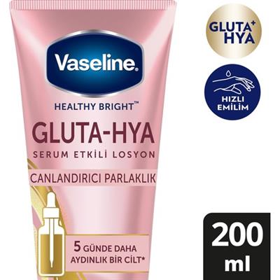 Vaseline Gluta Hya Serum Etkili Losyon Canlandırıcı Parlaklık 200 ml
