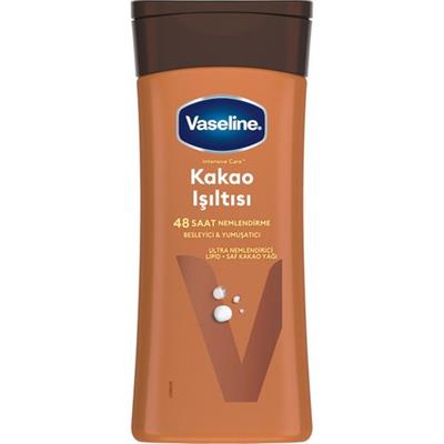 Vaseline Vücut Losyonu Kakao Işıltısı Parlaklığını Kaybetmiş ve Kuru Ciltler İçin 200 ml
