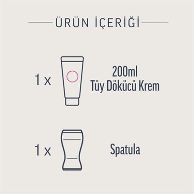 Veet Professional 200 ml Tüy Dökücü Krem - Shea Yağı ile Hızla Etki Gösteren ve Hassas Ciltler için Uygun