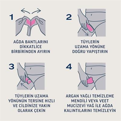 Veet Pure Hipoalerjenik Sir Ağda Bandı Bikini & Koltuk Altı Bölgesi 16lı
