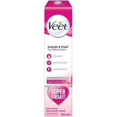 Veet Smooth  Fresh Normal Cilt Tüy Dökücü Krem 200 ml