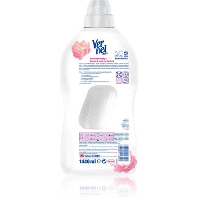 Vernel Max Konsantre Çamaşır Yumuşatıcısı Şakayık & Beyaz Çay 1440ml (60 Yıkama)