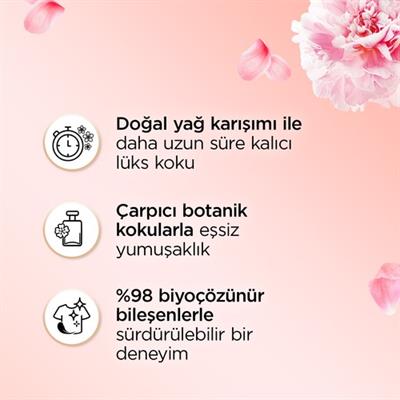 Vernel Max Konsantre Çamaşır Yumuşatıcısı 1200ml (50 Yıkama) Supreme Romance