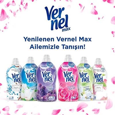 Vernel Max Konsantre Sıvı Çamaşır Yumuşatıcısı Hindistan Cevizi 1440ml 60 Yıkama