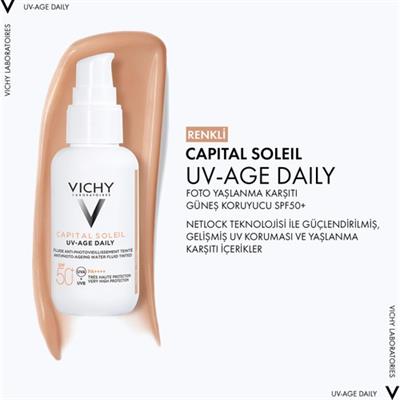 Vichy Capital Soleil Foto Yaşlanma Karşıtı Renkli Güneş Koruyucu SPF50+- Tüm Ciltler İçin