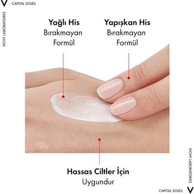 Vichy Capital Soleil Yüz Güneş Kremi SPF 50+ 50 ml Tüm Cilt Tiplerine Uygun Yaşlanma Karşıtı