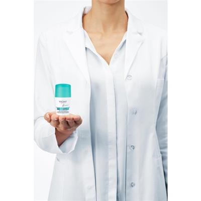Vichy Hassas Ciltler İçin İz Bırakmayan Terleme Karşıtı Roll-On Deodorant 50 ml – Uzun Süreli Etkili Koruma