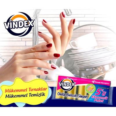 Vindex 5li Eko Sünger Oluklu