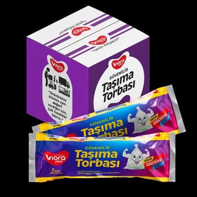 Vioraplast Güvenilir Taşıma Torbası Gıda Için Uygun 80 x 110 cm 105li