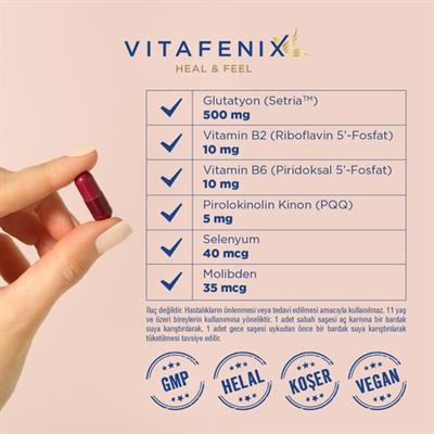 Vitafenix Angard Glutatyon Içeren Takviye Edici Gıda 20 Kapsül