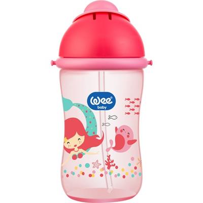 Wee Baby 380 ml Pipetli Alıştırma Bardağı - 6 Aydan İtibaren, Sızdırmaz Plastik Tasarım, Kolay Temizlik