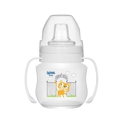 Wee Baby Antikolik Akıtmaz Kulplu PP Bebek Bardağı 125 ml 6+ Ay İçin